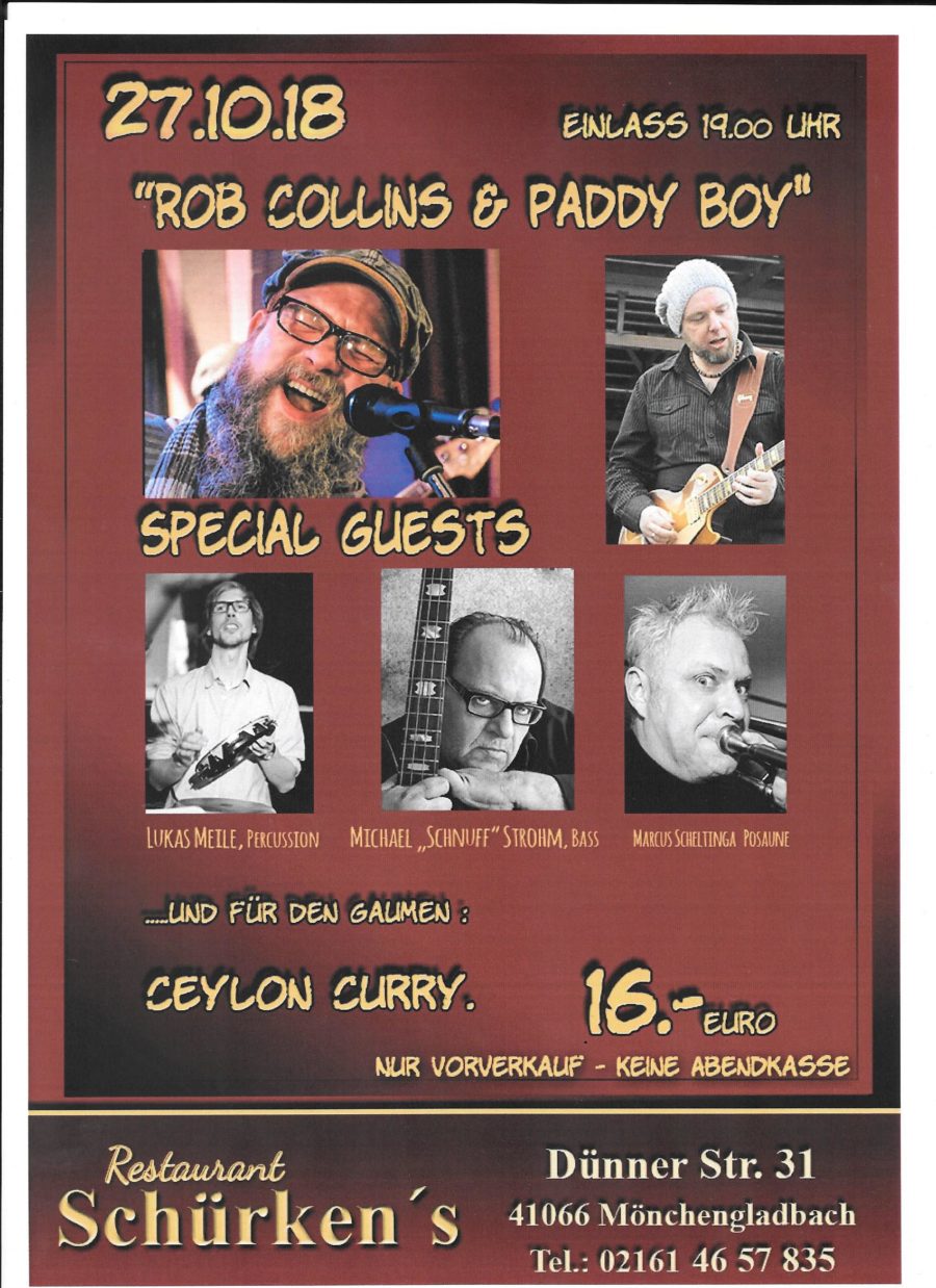 27.10.2018: Rob Collins & Paddy Boy