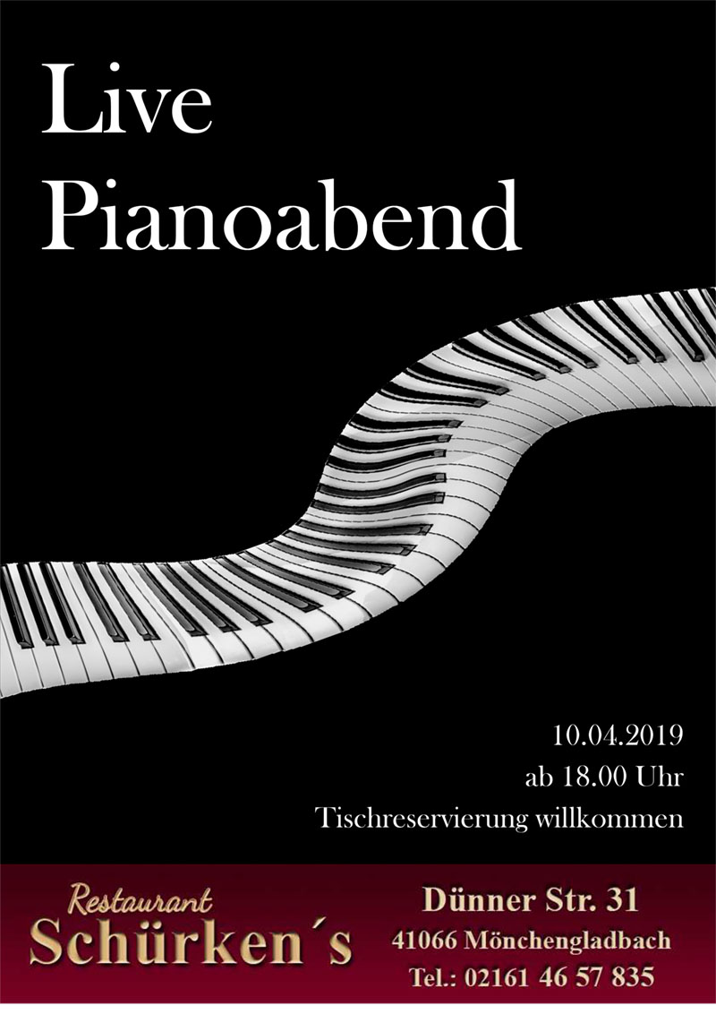 10.04.2019: Live Pianoabend